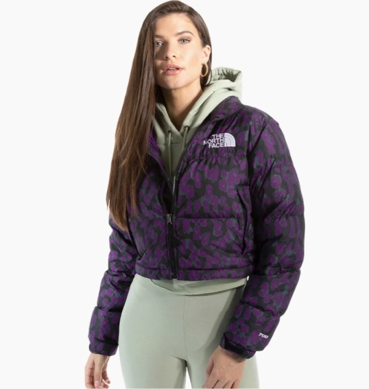 ПуховикThe North Face Print Nuptse Short NF0A5IXT-29J фото 1 — інтернет-магазин Tapok
