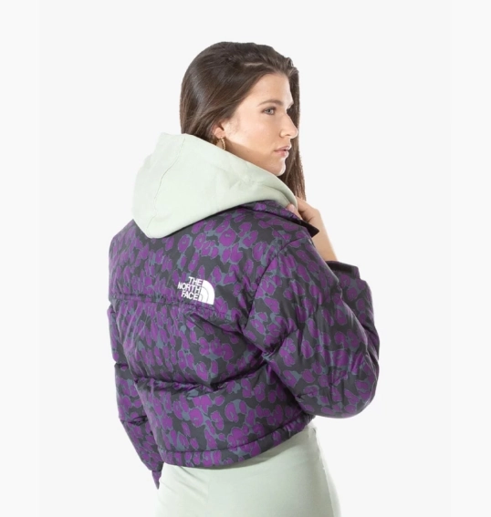 ПуховикThe North Face Print Nuptse Short NF0A5IXT-29J фото 3 — інтернет-магазин Tapok