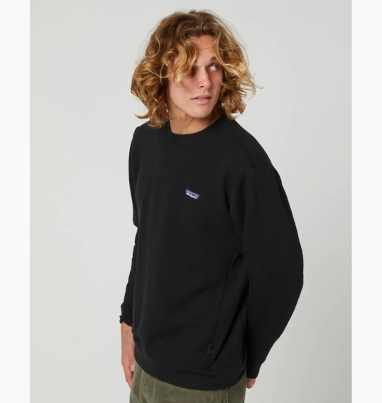 Свитшот Patagonia P-6 Label Uprisal Sweatshirt 39627BLK фото 2 — интернет-магазин Tapok