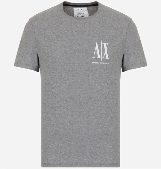 Футболка ARMANI EXCHANGE Icon logo regular fit shirt 8NZTPHZJH4Z13930 фото 1 — интернет-магазин Tapok