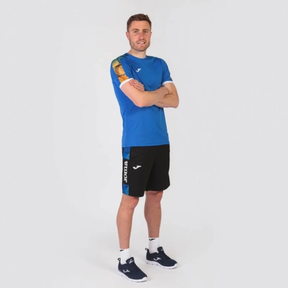 Футболка Joma CHAMPION STREET II синяя 102123.701 102123.701 фото 4 — интернет-магазин Tapok