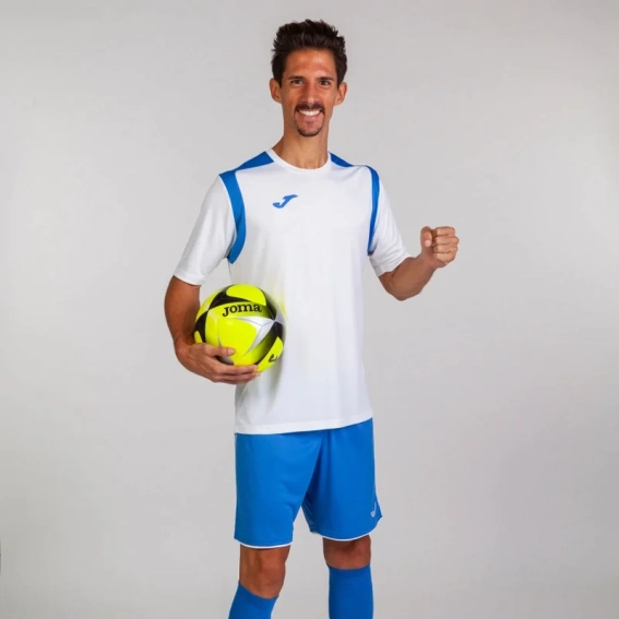 Футболка Joma CHAMPION V бело-синяя 101264.207 101264.207 фото 3 — интернет-магазин Tapok