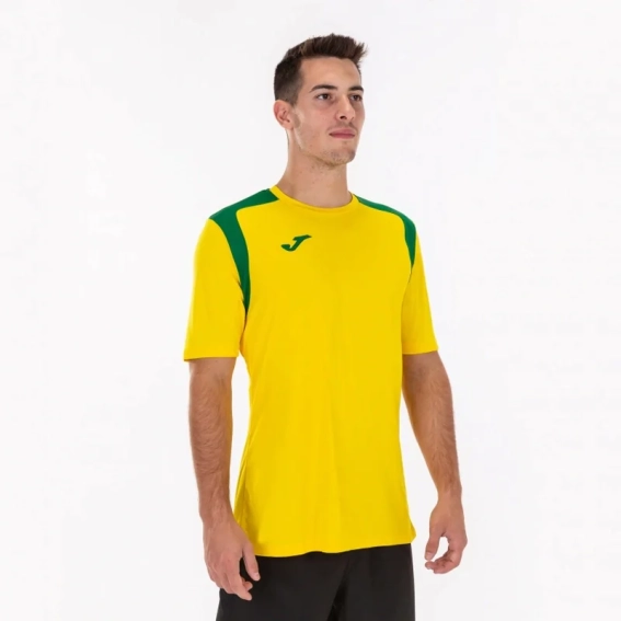 Футболка Joma CHAMPION V желто-зеленая 101264.904 101264.904 фото 5 — интернет-магазин Tapok