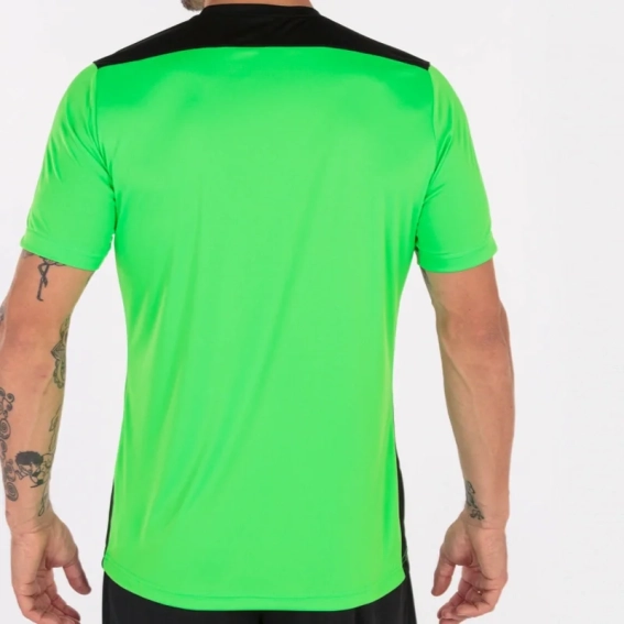 Футболка Joma CHAMPION VI салатово-чорна 101822.021 101822.021 фото 4 — інтернет-магазин Tapok