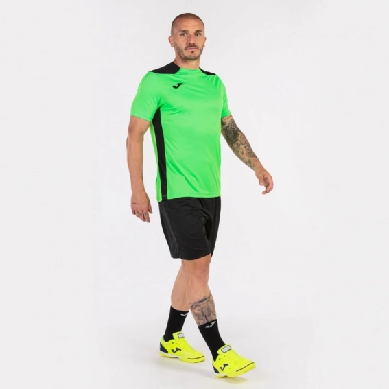 Футболка Joma CHAMPION VI салатово-чорна 101822.021 101822.021 фото 6 — інтернет-магазин Tapok