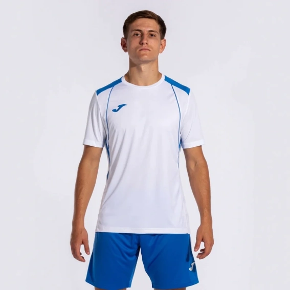 Футболка Joma CHAMPION VII бело-синяя 103081.207 103081.207 фото 6 — интернет-магазин Tapok