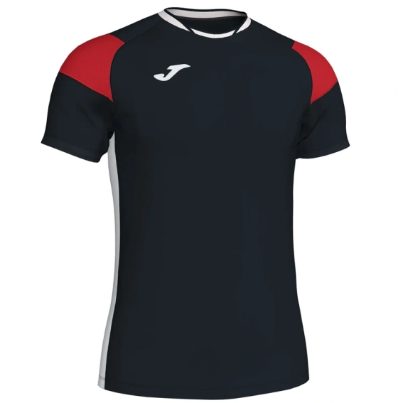 Футболка Joma CREW III 101269.106 черно-красно-белая 101269.106 фото 1 — интернет-магазин Tapok