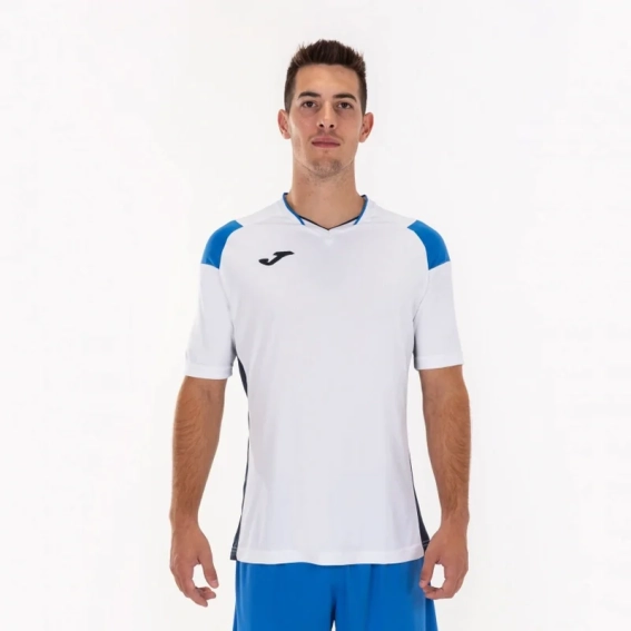 Футболка Joma CREW III 101269.207 бело-сине-темно-синяя 101269.207 фото 2 — интернет-магазин Tapok