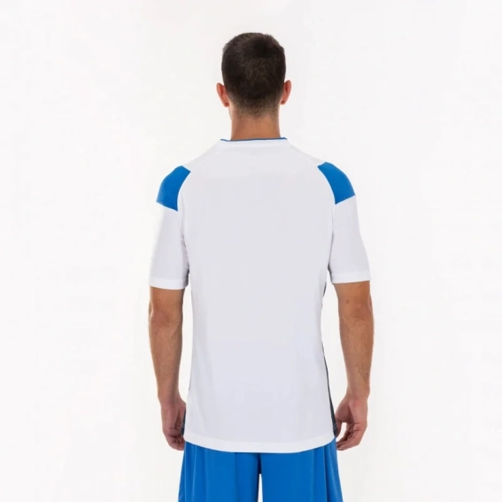 Футболка Joma CREW III 101269.207 бело-сине-темно-синяя 101269.207 фото 3 — интернет-магазин Tapok