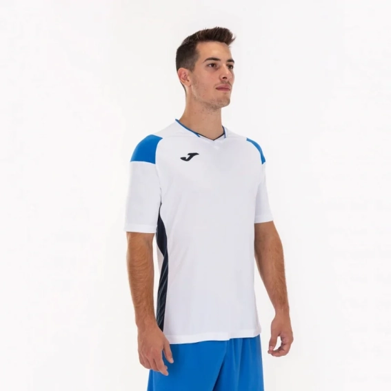 Футболка Joma CREW III 101269.207 бело-сине-темно-синяя 101269.207 фото 5 — интернет-магазин Tapok