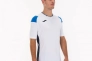 Футболка Joma CREW III 101269.207 бело-сине-темно-синяя 101269.207 Фото 5