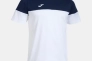 Футболка Joma CREW V бело-темно-синяя 103296.203 103296.203 Фото 1