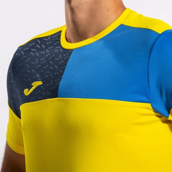 Футболка Joma CREW V жовто-синя 103084.907 103084.907 фото 7 — інтернет-магазин Tapok
