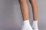 Черевики жіночі шкіряні білого кольору на шнурках, зимові Фото 5