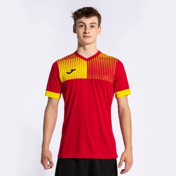 Футболка Joma ECO SUPERNOVA красно-желтая 103128.609 103128.609 фото 5 — интернет-магазин Tapok