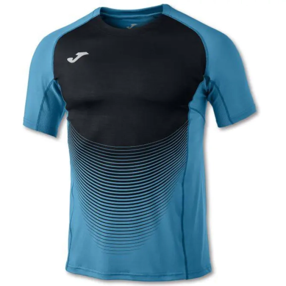 Футболка Joma ELITE VI 100949.011 бірюзово-чорна 100949.011 фото 1 — інтернет-магазин Tapok