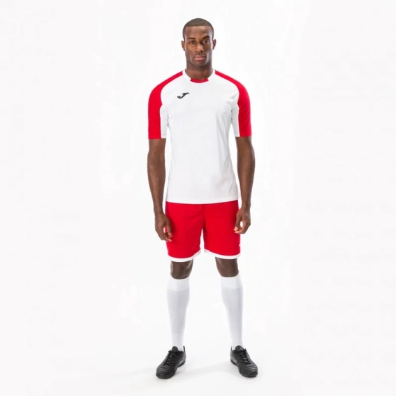 Футболка Joma ESSENTIAL 101105.206 бело-красная 101105.206 фото 2 — интернет-магазин Tapok