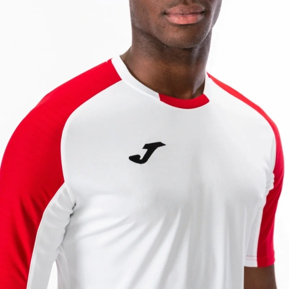 Футболка Joma ESSENTIAL 101105.206 бело-красная 101105.206 фото 4 — интернет-магазин Tapok