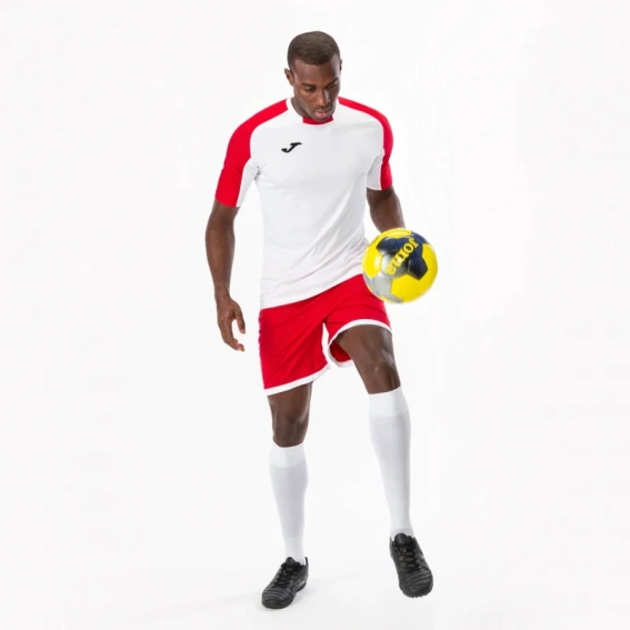 Футболка Joma ESSENTIAL 101105.206 бело-красная 101105.206 фото 5 — интернет-магазин Tapok
