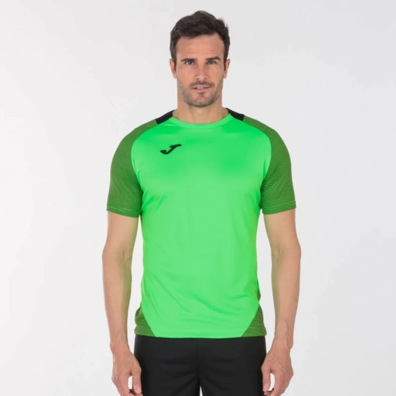 Футболка Joma ESSENTIAL II 101508.021 салатово-чорна 101508.021 фото 2 — інтернет-магазин Tapok