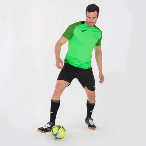 Футболка Joma ESSENTIAL II 101508.021 салатово-чорна 101508.021 фото 5 — інтернет-магазин Tapok