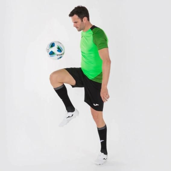 Футболка Joma ESSENTIAL II 101508.021 салатово-чорна 101508.021 фото 6 — інтернет-магазин Tapok