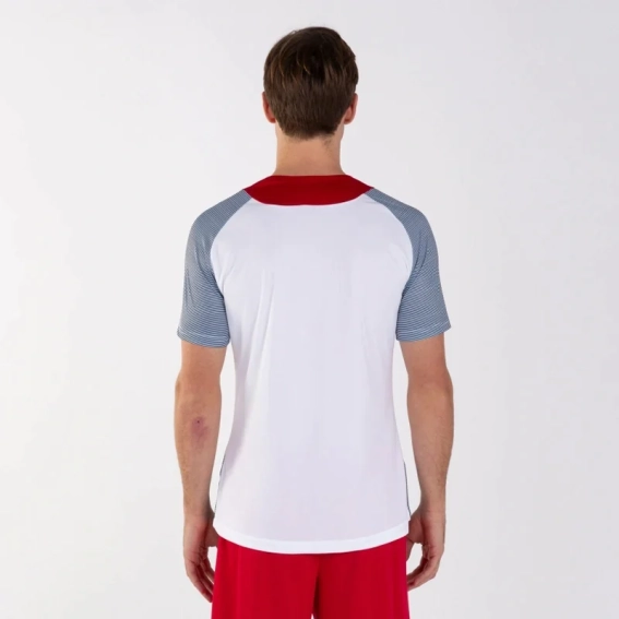 Футболка Joma ESSENTIAL II 101508.203 бело-красная 101508.203 фото 3 — интернет-магазин Tapok