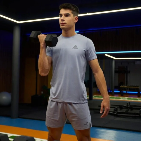 Футболка Joma INDOOR GYM димчасто-блакитна 102967.277 102967.277 фото 2 — інтернет-магазин Tapok