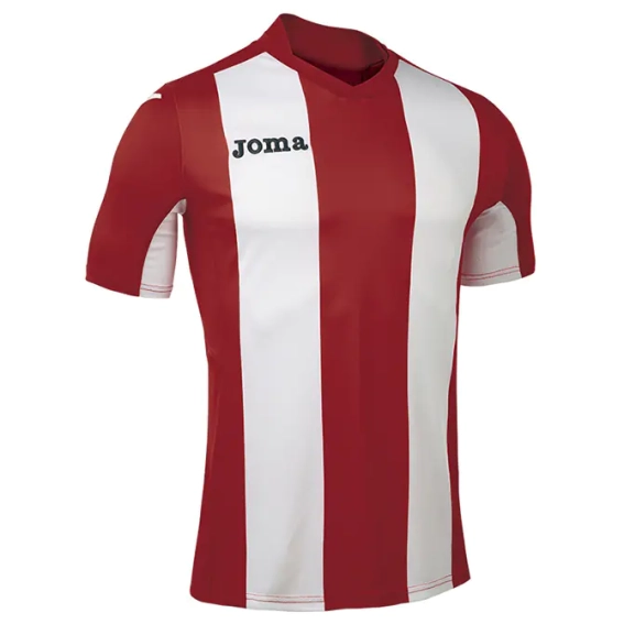 Футболка Joma Pisa V 100403.600 красно-белая 100403.600 фото 1 — интернет-магазин Tapok