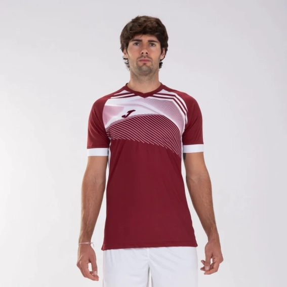 Футболка Joma SUPERNOVA II бордово-белая 101604.672 101604.672 фото 2 — интернет-магазин Tapok