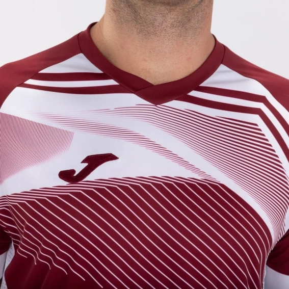 Футболка Joma SUPERNOVA II бордово-белая 101604.672 101604.672 фото 4 — интернет-магазин Tapok