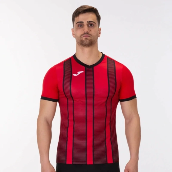 Футболка Joma TIGER II 101464.601 красно-черная 101464.601 фото 2 — интернет-магазин Tapok