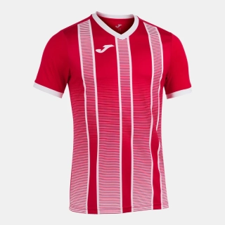 Футболка Joma TIGER II 101464.602 красно-белая 101464.602