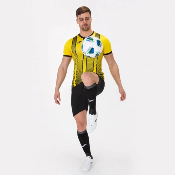 Футболка Joma TIGER II 101464.901 желто-черная 101464.901 фото 5 — интернет-магазин Tapok