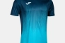 Футболка Joma TIGER IV темно-сине-бирюзовая 102764.013 102764.013 Фото 1