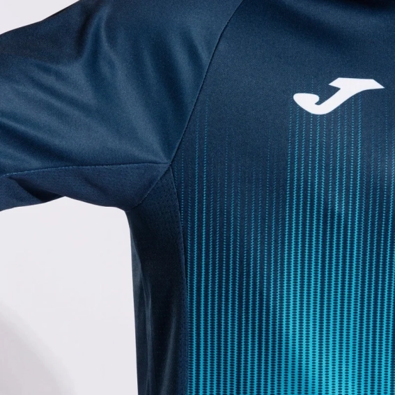 Футболка Joma TIGER IV темно-сине-бирюзовая 102764.013 102764.013 фото 4 — интернет-магазин Tapok