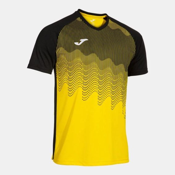 Футболка Joma TIGER VI желто-черная 103679.901 103679.901 фото 3 — интернет-магазин Tapok