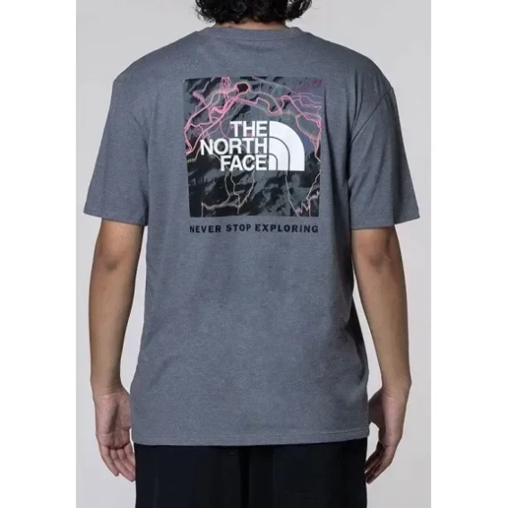 Футболка The North Face Short-Sleeve Box NSE Heathered Tee NF0A812HI4G1 фото 2 — интернет-магазин Tapok