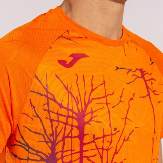 Футболка беговая Joma ELITE IX оранжевая 102755.886 102755.886 фото 8 — интернет-магазин Tapok