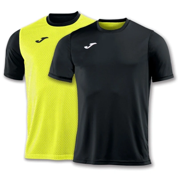 Футболка двухсторонняя черно-желтая Joma COMBI REVERSIBLE 100738.121 100738.121 фото 1 — интернет-магазин Tapok