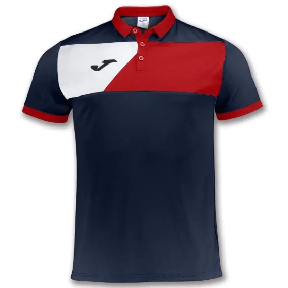 Футболка поло темно-синьо-червоне Joma CREW II 100679.306 100679.306 фото 1 — інтернет-магазин Tapok