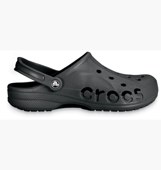 Тапочки унисекс CROCS Baya Clog Black 10126-001 фото 2 — интернет-магазин Tapok