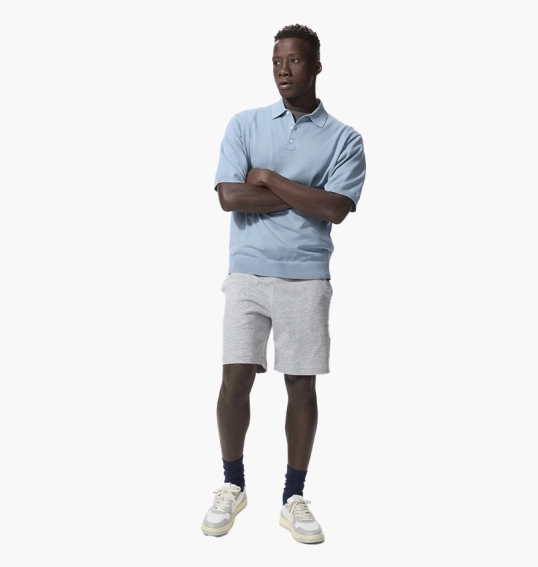 Шорты мужские Uniqlo Cotton Easy Shorts White 474127-04 фото 1 — интернет-магазин Tapok