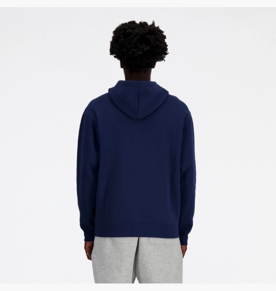Женская толстовка New Balance Sport Essentials Full Zip Blue MJ41502NNY фото 3 — интернет-магазин Tapok