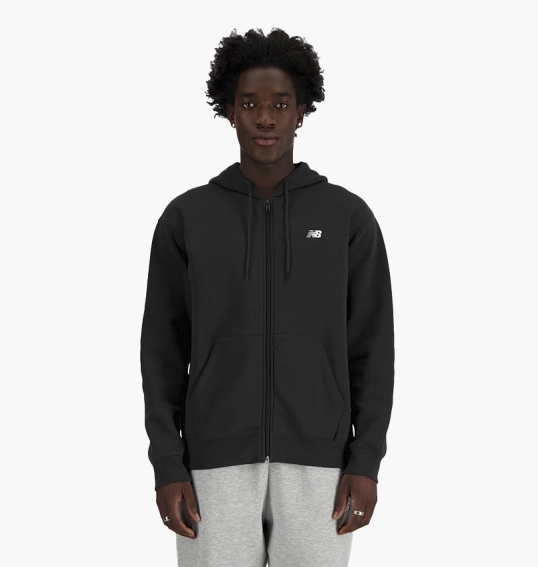 Женская толстовка New Balance Sport Essentials Full Zip Black MJ41502BK фото 1 — интернет-магазин Tapok