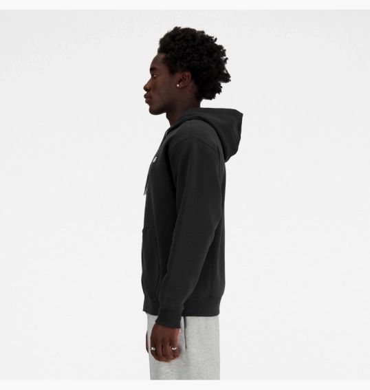 Женская толстовка New Balance Sport Essentials Full Zip Black MJ41502BK фото 2 — интернет-магазин Tapok