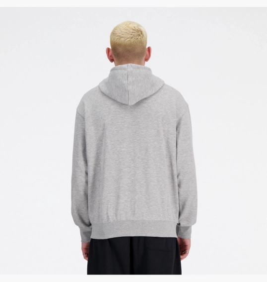 Женская толстовка New Balance Sport Essentials Full Zip Grey MJ41502AG фото 3 — интернет-магазин Tapok