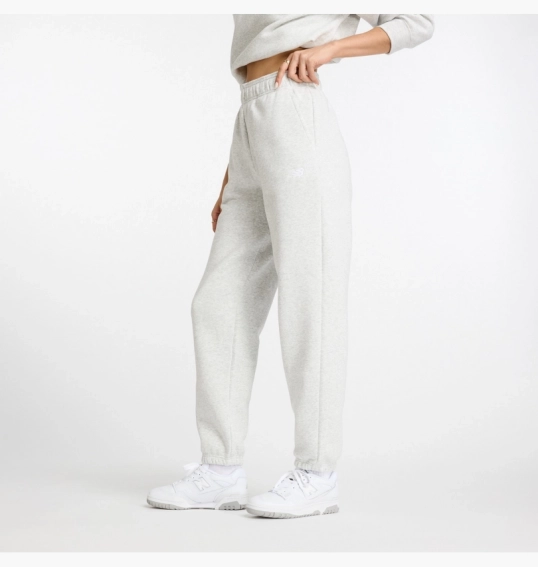 Брюки женские New Balance Sport Essentials Fleece White WP41502AHH фото 2 — интернет-магазин Tapok