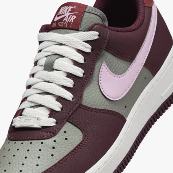 Кросівки Nike Air Force 1 Low '07 Next Nature Burgundy Crush (W) HQ4047-600 фото 7 — інтернет-магазин Tapok