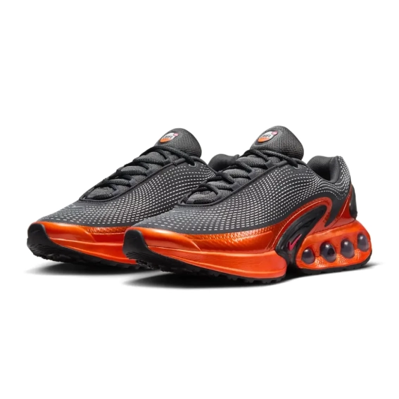 Кросівки Nike Air Max Dn Dark Smoke Grey Salsa Red HJ6695-001 фото 2 — інтернет-магазин Tapok